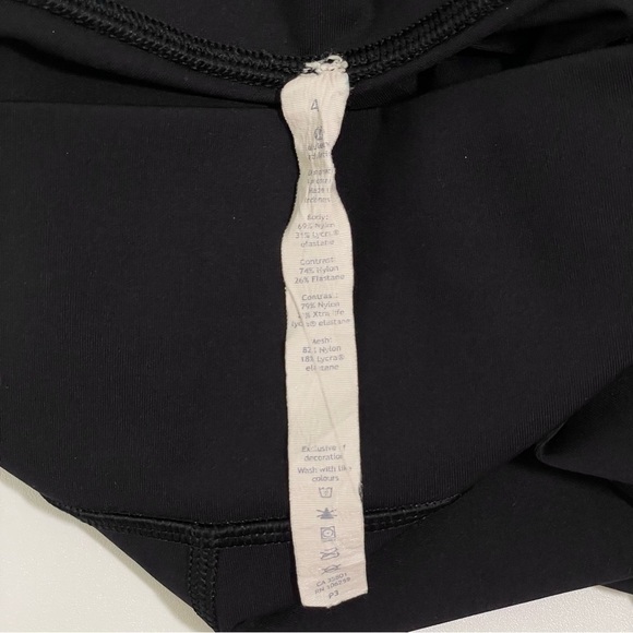 Lululemon Squad Goals Crop High Rise Athletic Legging 17” Black 4 - Picture 14 of 14
